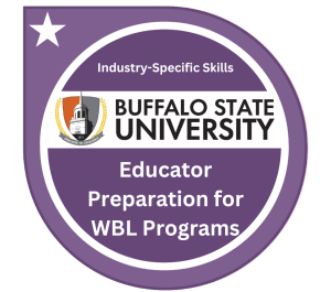 Digital badge for Educator Preparation for Work-Based Learning Programs microcredential
